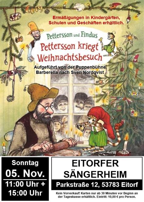 Puppentheater Im S Ngerheim Eitorfer Gesangverein Von