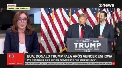 Em 1º discurso após vencer em Iowa Trump chama imigrantes de