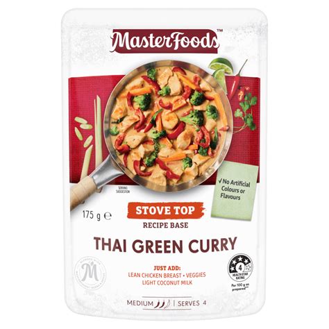 Try Our Quick And Easy Thai Green Curry Recipe Base Masterfoods