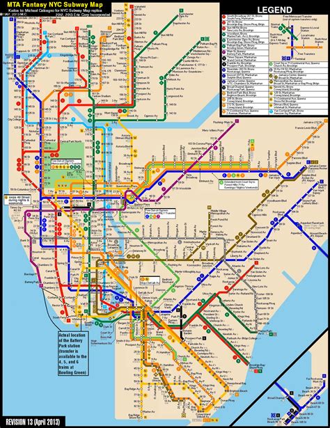 Blogger Site: NY SUBWAY MAP