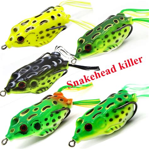 Kmucutie Pcs Frog Lure Ray Frog Topwater Fishing Crankbait Cm Cm