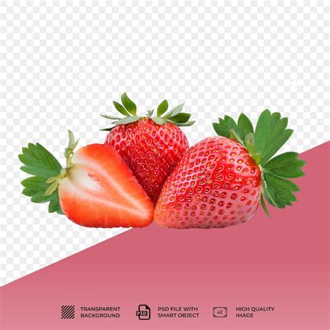 Premium PSD Psd Strawberry Isolated On Transparent Background