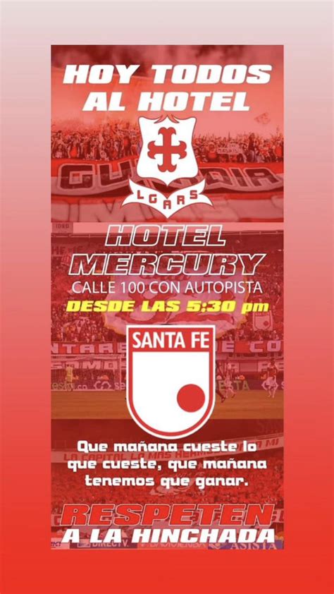 Somos Santa Fe on Twitter Hoy la hinchada de SantaFe hará acto de