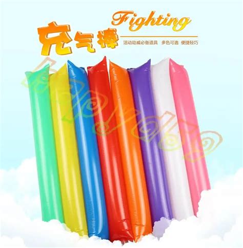 400pcs Inflatable Cheer Sticks Cheerleaders Inflatable Stick Against