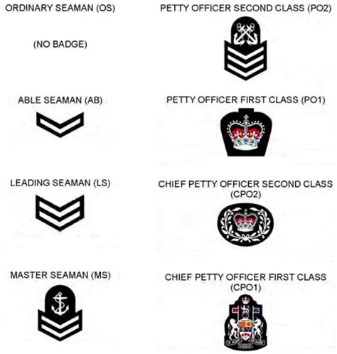 Sea Cadet Rank Structure Parkland Cadets