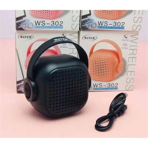 Zealot Wster Ws 302 Mini Bluetooth Wireless Speaker System 1200mah