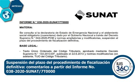 Suspensi N Del Plazo Del Procedimiento De Fiscalizaci N Definitiva