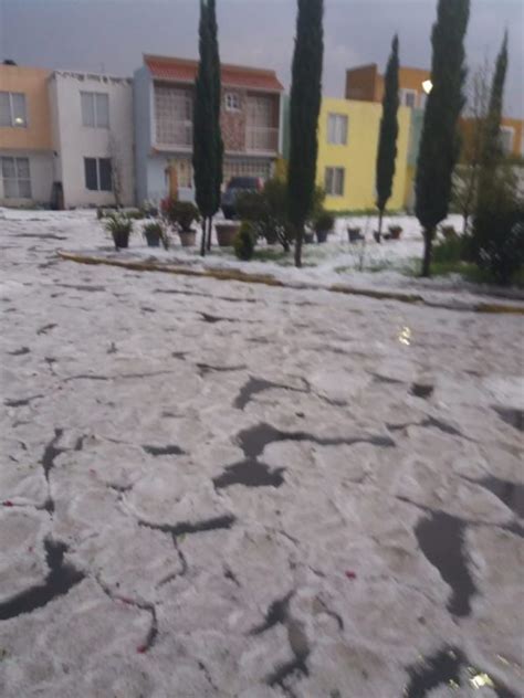 Intensa Lluvia Y Granizo Sorprende A Pobladores De Tizayuca La