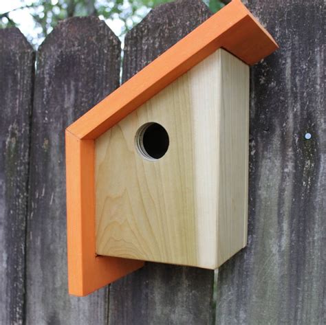 The Nook A Modern Birdhouse Nesting Box For Bluebirds And Wrens