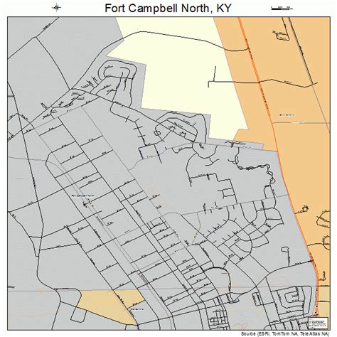 Fort Campbell Ky Street Map