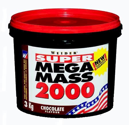 WEIDER Super Mega Mass 2000 3000g SKLEP Odżywki Gainer