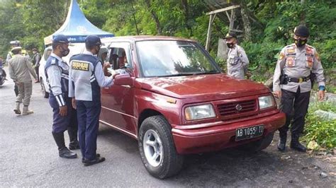 Info Larangan Mudik Di Jatim Kendaraan Dipaksa Putar Balik Dari