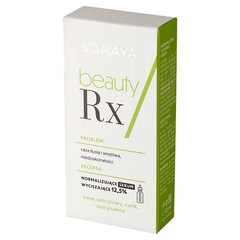 Soraya Beauty RX serum do twarzy normalizujące i wyciszające 30 ml