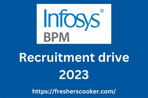 Infosys BPM Recruitment 2023 Process Executive Bengaluru