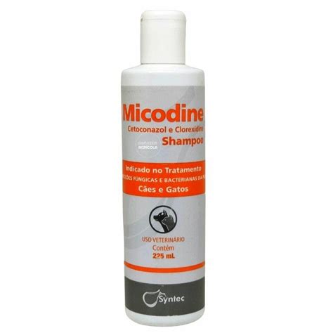 Micodine Shampoo 225 Ml Detalhes Do Produto Mateus Pet Center Loja