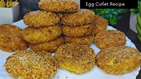 Crispy Egg Potato Cutlet Recipe Anda Aloo Ka Kabab Recipe Anda Ka