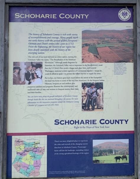 Schoharie County Historical Marker