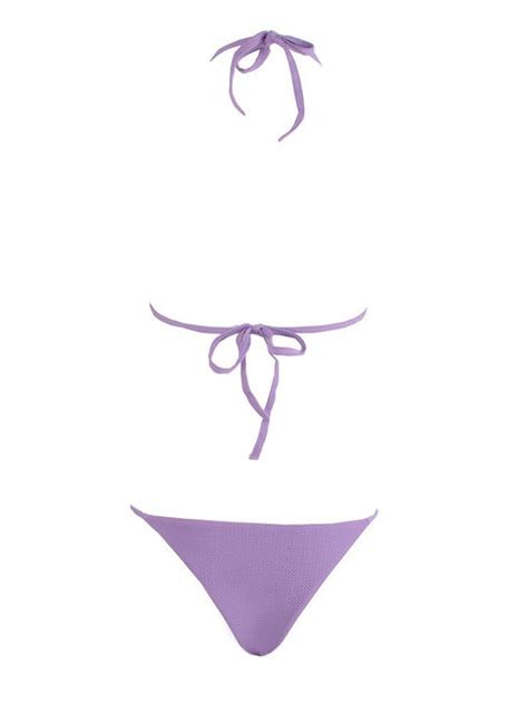 Famous Shoes Set Bikini Τριγωνάκι Με Ενίσχυση Μωβ CP20208 PURPLE