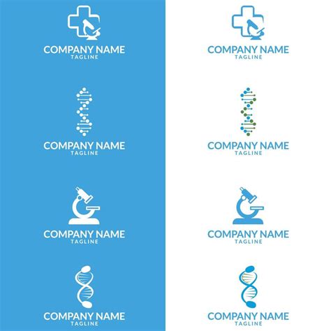 Colecci N De Logotipos Vectoriales De Adn El Logotipo De Dna Care