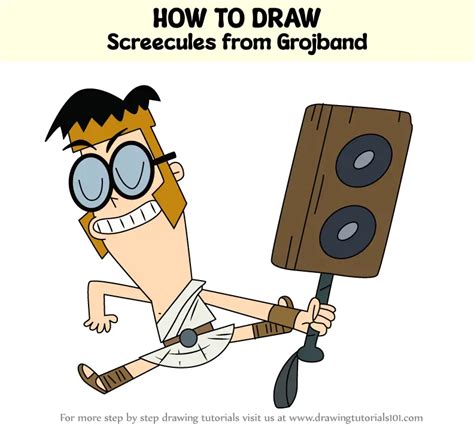 How To Draw Screecules From Grojband Grojband Step By Step