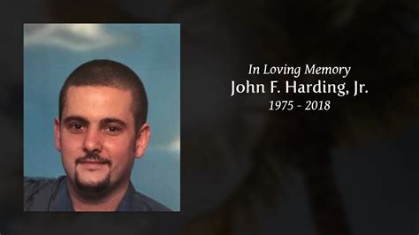 John F Harding Jr Tribute Video