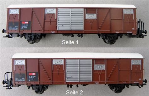 Märklin HO SBB Gedeckter Güterwagen Gbs in OVP Kaufen auf Ricardo