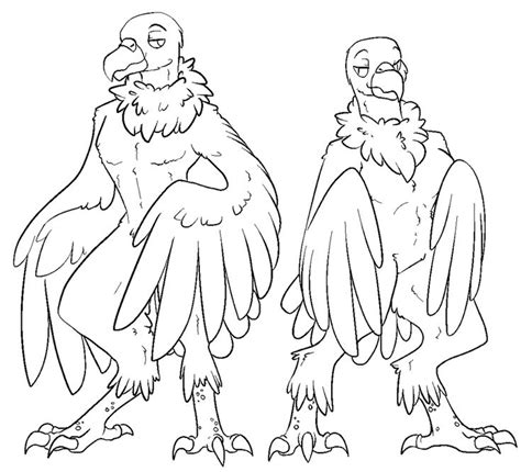 Anthro Griffon Vulture Base By Samalamb Bases On Deviantart Anthro