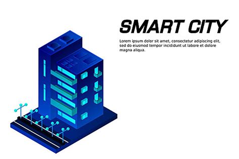 Isometric Vector Of Modern Smart City Infrastructure Future Cyber