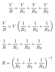 Parallel Circuit Equivalent Resistance Formula - Circuit Diagram