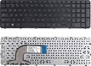 TLBTEK Teclado De Repuesto Con Marco Compatible Con HP Pavilion 15 F 15