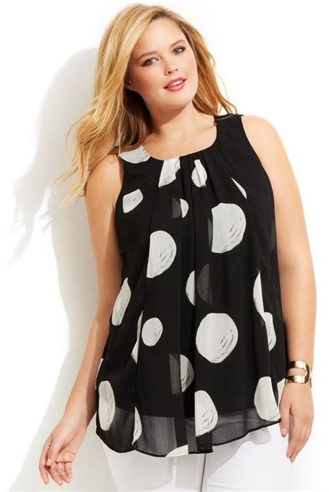 5 Plus Size Polka Dot Top Outfits For All Day Styling