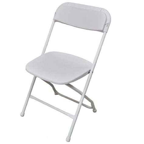 Wedding White Plastic Folding Chair | National Event Supply