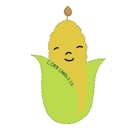 Corn Cob Vegetable Sticker by Corn Candle Co