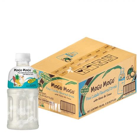 MOGU MOGU PINACOLADA Flavoured Drink With Nata De Coco Kiste 24 X 320