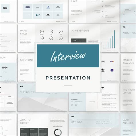 Job Interview Template Powerpoint Presentation Template Etsy Uk