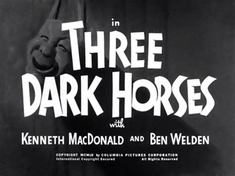 Three Dark Horses Stooges Wiki Fandom