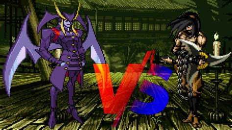 Rematch Jedah Dohma VS Basara Kubikiri Mugen Darkstalkers VS Samurai