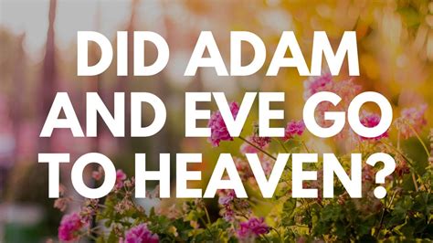 Heaven Adam And Eve