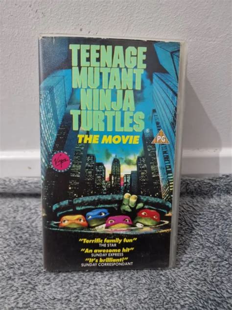 TEENAGE MUTANT NINJA Turtles VHS The Movie 1990 EUR 26 11 PicClick IT