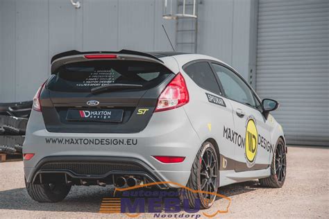 Maxton Design Ford Fiesta MK7 ST ST Line Spoiler Extension V2