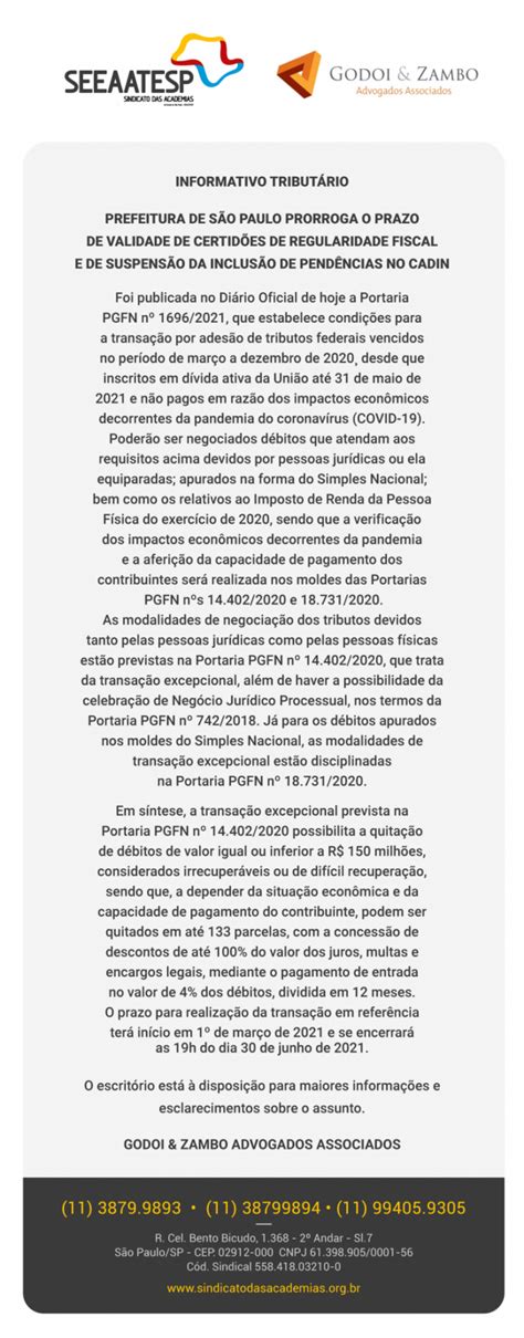 Prefeitura De SÃo Paulo Prorroga O Prazo De Validade De CertidÕes De