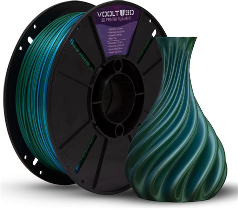 Voolt D Filamento Pla Duo Color Ametista E Verde V Silk Kg Mm