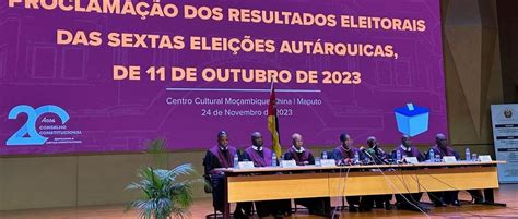 Conselho Constitucional Valida Elei Es Aut Rquicas Em Dos