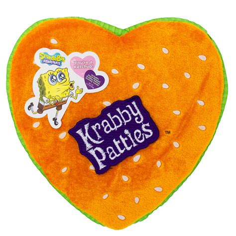 Krabby Patty Plush Top Heart Box - 3.17oz | Candy Funhouse – Candy ...