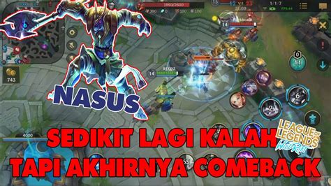 Gamenya Alot Coy Sampai Menit League Of Legends Wild Rift Youtube