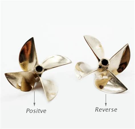 Free Shipping Rc Boat Model Propeller Blades Copper Propeller