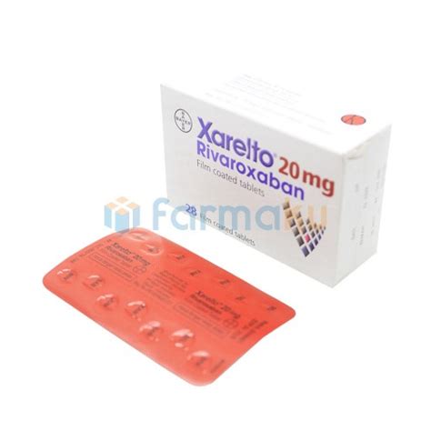 Jual Obat Xarelto 20 Mg Farmaku