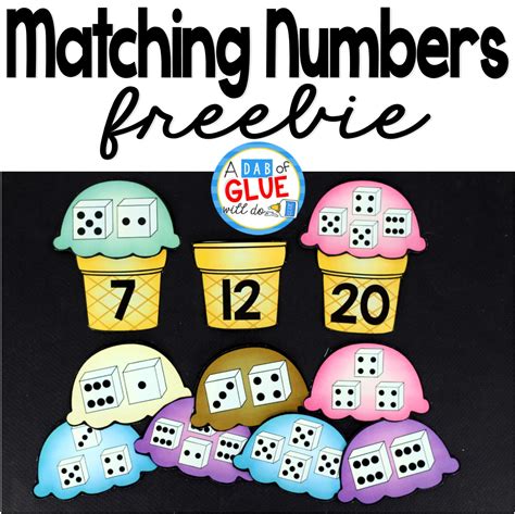 Matching Numbers With Ice Cream