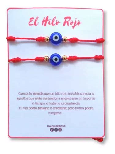 Set Pulseras De Parejas Nudos Ojo Turco Nudos Protecci N Cuotas Sin