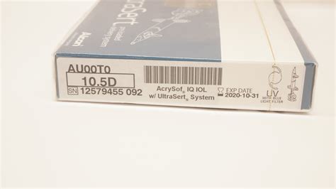 Alcon AU00T0 AcrySof IQ Aspheric IOL With UltraSert Delivery System 11